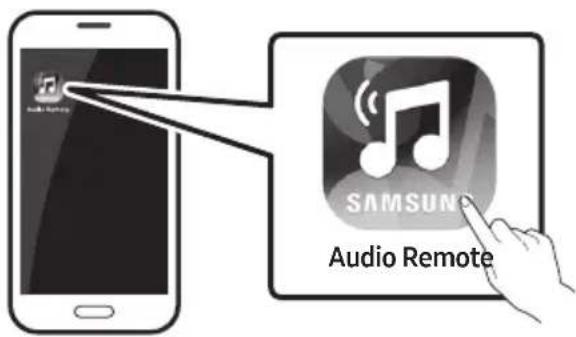 SAMSUNG HWR650 - Εκκίνηση της εφαρμογής Samsung Audio Remote - 1