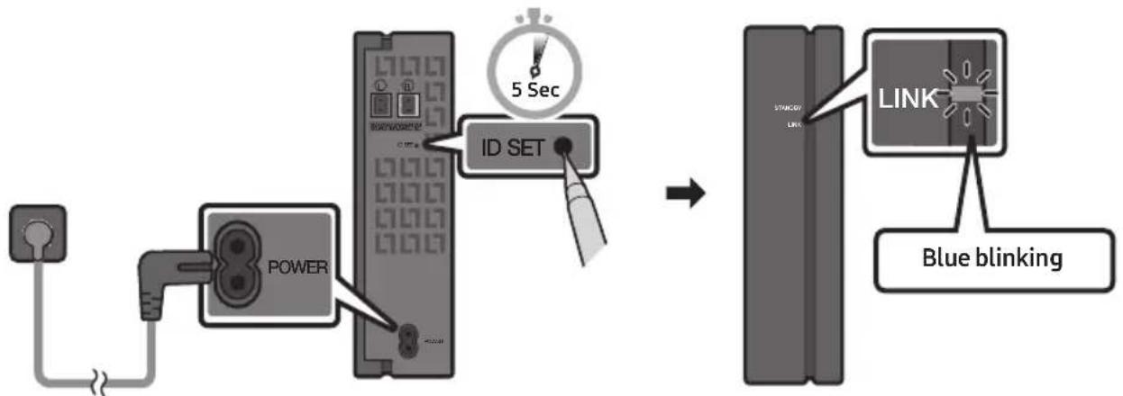 SAMSUNG HWR650 - Connecting an SWA-8500S (Sold Separately) to your Soundbar - 2
