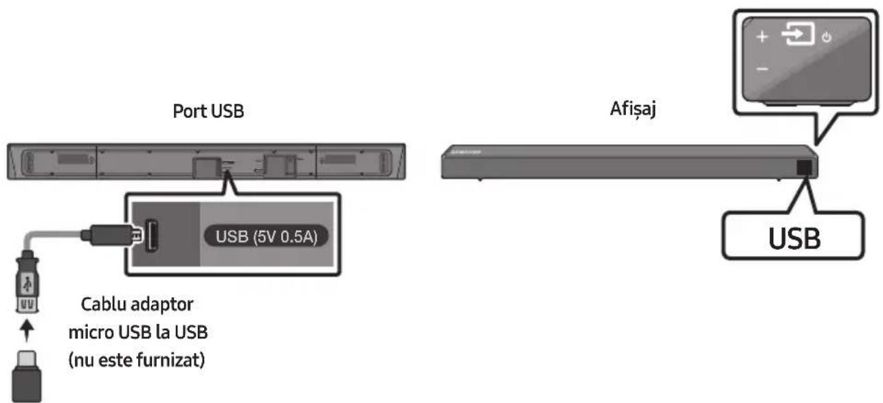 SAMSUNG HWR650 - CONECTAREA UNUI DISPOZITIV DE STOCARE USB - 1