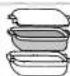 BAUKNECHT MW 254 SM - Pour cuire des legumes, du poisson, du poulet ou des fruits (P3-P5): - 1
