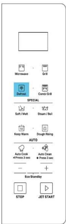 BAUKNECHT MW 254 SM - DEFROST (DECONGÉLATION) - 1