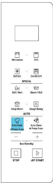 BAUKNECHT MW 254 SM - MENUTO AUTO COOK (CUISSON AUTOMATIQUE) - 1