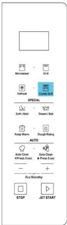 BAUKNECHT MW 254 SM - COMBI MICROWAVE + GRILL - 1