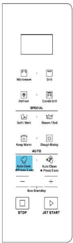 BAUKNECHT MW 254 SM - AUTO COOK MENU - 1