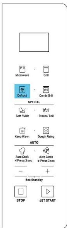 BAUKNECHT MW 254 SM - DEFROST (SCONGELAMENTO) - 1