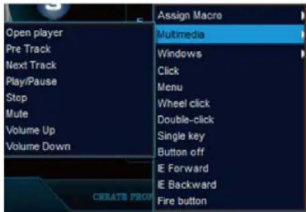 Perixx PERIMICE718R - Multimedia sub menu - 1