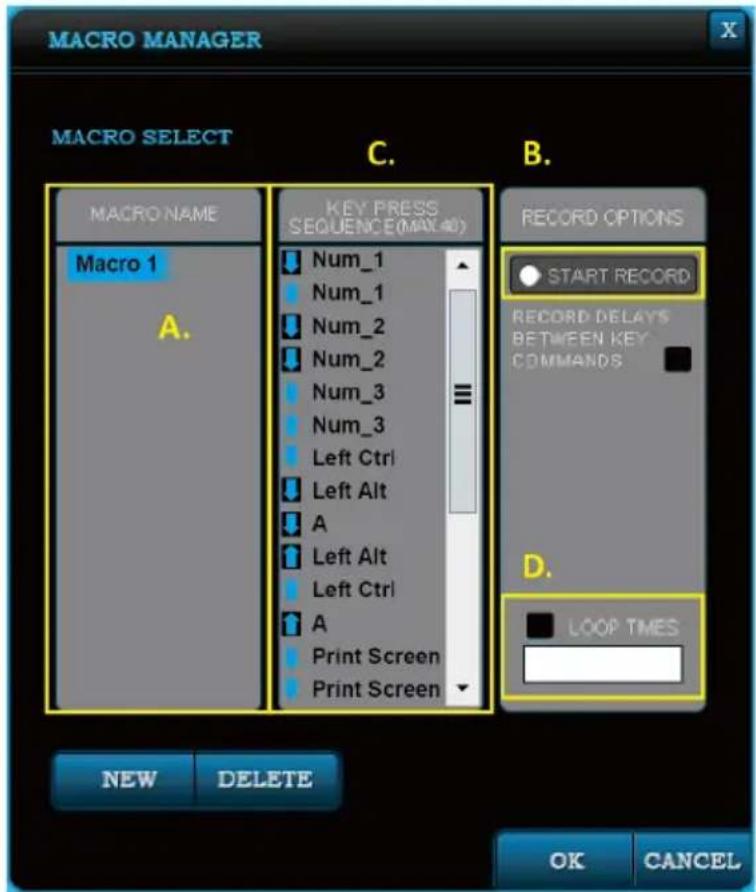 Perixx PERIMICE718R - Les macros - 1