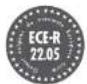 CRIVIT DSHSPEED201 - ECE-R 22.05 homologatie - 1