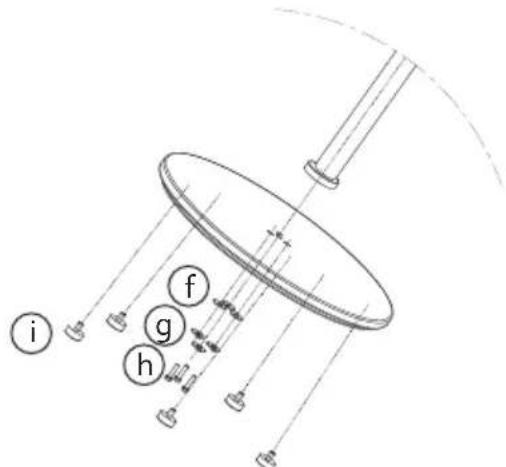DOMO DO7342TV - MOUNTING ON THE STAND - 2