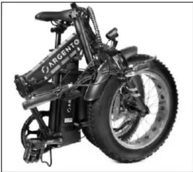 Argento Mini Max - Zusammenklappen des Pedelecs - 7