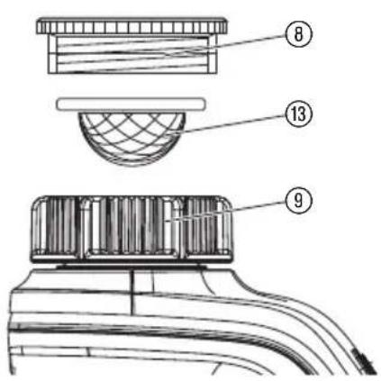 GARDENA Smart Water Control 19031 - Nettoyage du filtré : - 1