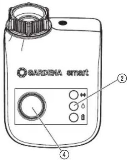 GARDENA Smart Water Control 19031 - Manual operation by Water Control: - 1
