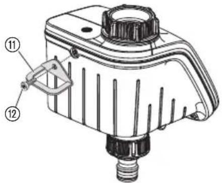 GARDENA Smart Water Control 19031 - Montaggio dell'apparecchio antifurto (opzionale): - 1