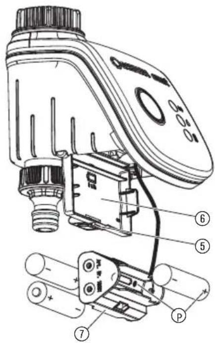 GARDENA Smart Water Control 19031 - Batterijenplaatsen: - 1
