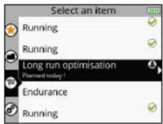 COMPEX SP 8.0 - SELECT AN ELEMENT TO DO - 1