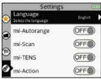 COMPEX SP 8.0 - SELECTIONNER UN PARAMÉTRE - 1