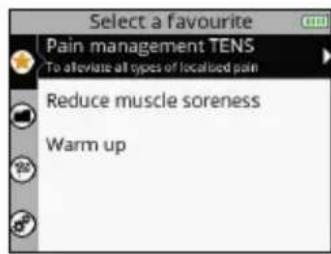 COMPEX SP 8.0 - SELECTION DI UN PROGRAMMA - 1