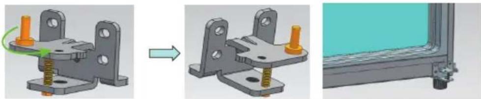 DOMO CR010 - CHANGEMENT DU SENS D'OUVERTURE DE LA PORTE - 4