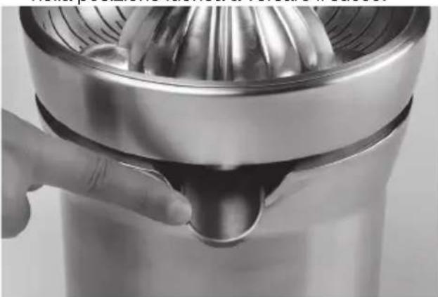 SAGE The Citrus Press Pro SCP800 - MONTAGGIO DELLO SPREMIAGRUMI - 6