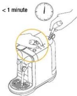 SAGE Nespresso Creatista Uno - Turn the machine ON - 1