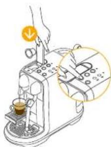 SAGE Nespresso Creatista Uno - Preparazione del caffe standard /Preparation standard d'un caffe - 5