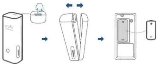 eufy Entry Sensor - BATTERY PLACEMENT - 1