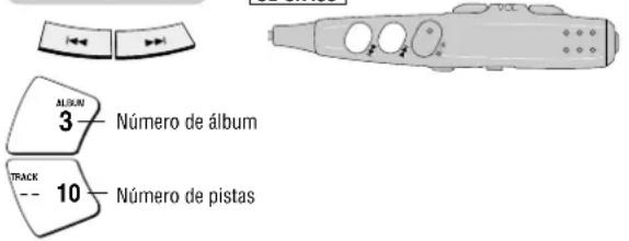 PANASONIC SLSX428 - Mantenga pulsado hasta que aparezca el álbum que quiere - 1