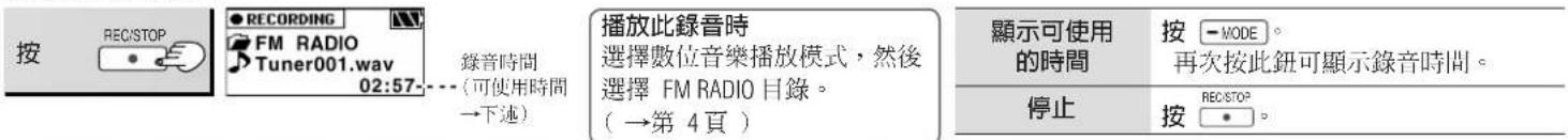PANASONIC SLMP510V - 收音機的錄音 - 1