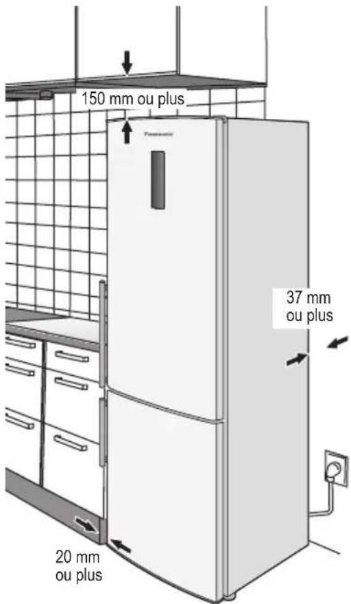 PANASONIC NRBN34FW1 - Porte du réfrigérateur - 2