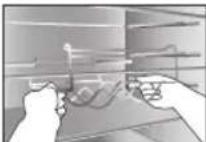 PANASONIC NRB30FG1 - Removing and attaching shelves - 7