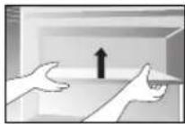 PANASONIC NRB30FG1 - Removing and attaching shelves - 4