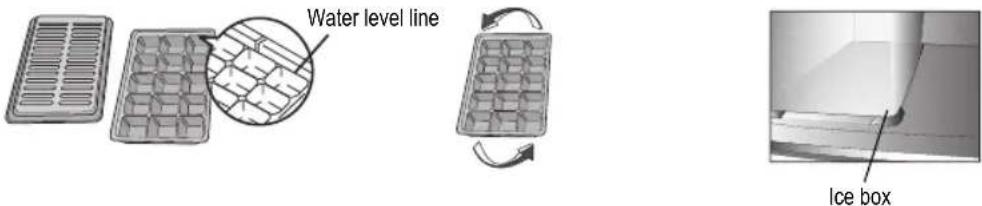 PANASONIC NRB30FG1 - Making ice cubes - 1