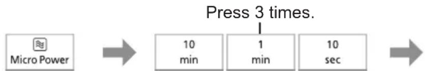 PANASONIC NNK36HMM - Standing time - 1
