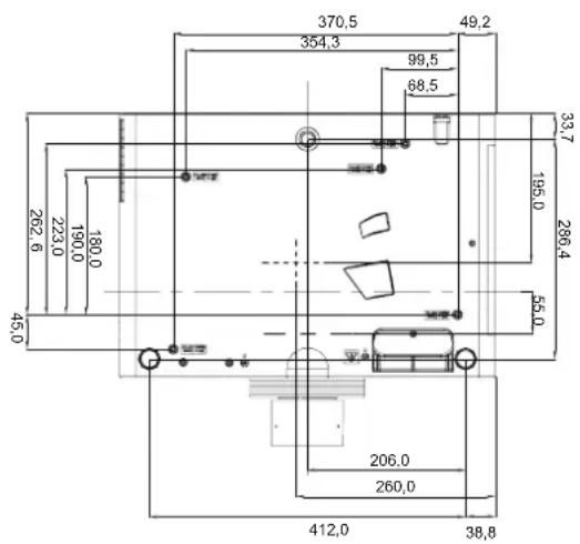 PANASONIC PTEW630 - Dimensions - 1