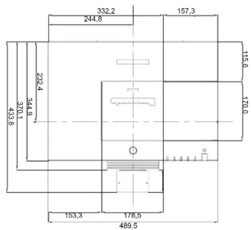 PANASONIC PTEW530 - Dimensions - 3