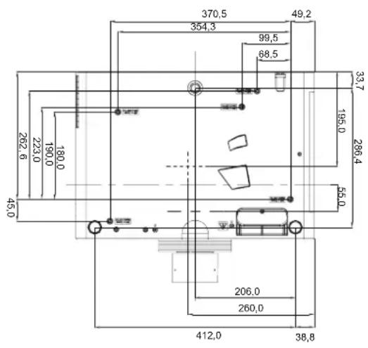 PANASONIC PTEW530 - Dimensions - 1