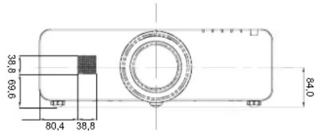PANASONIC PTEW530 - Dimensions - 4