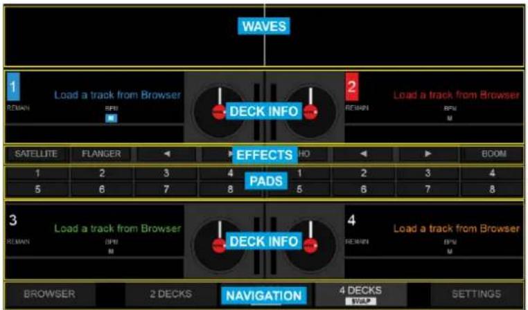 Reloop Touch - VUE RÉGLAGES - 4