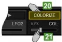 Reloop Touch - Video-Effekt und Übergang auf Master - 2