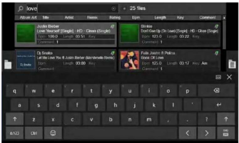 Reloop Touch - LISTE DES FICHIERS - 2