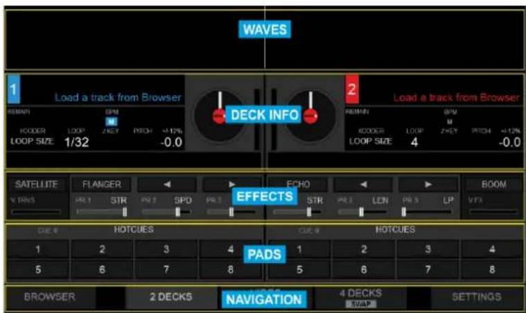 Reloop Touch - VUES DECK - 2