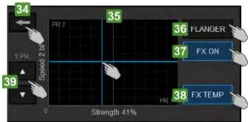 Reloop Touch - XY Pad Effect view - 1