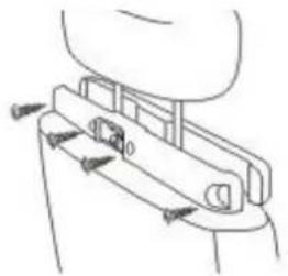 Autovision AV2500IR Uno - PS : Retirez le lecteur de l'appui-tete si ceux-ci ne sont pas utilisés - 2