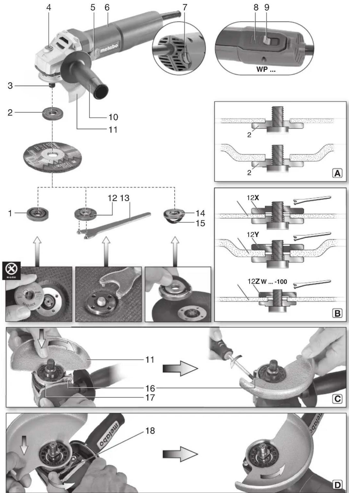 METABO WEQ 1400125 - 1