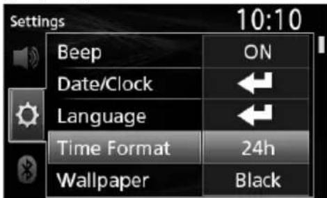 JVC KDX560BT - Clock settings - 1