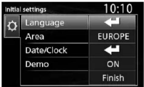 JVC KDX560BT - Paramètres initiaux - 2