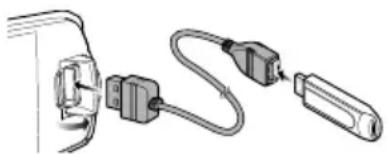JVC KDX560BT - Connexion d'un périphérique USB/iPod/iPhone - 1