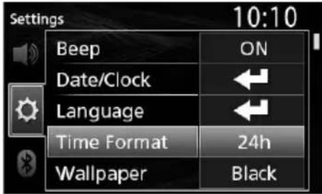 JVC KDX560BT - Klokinstellingen - 1