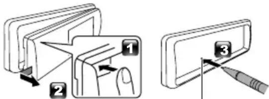 JVC KDX560BT - Comment réinitialiser votre appareil - 1