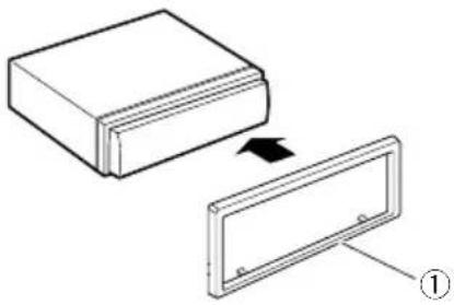 JVC KDX560BT - Plaque de garniture - 1